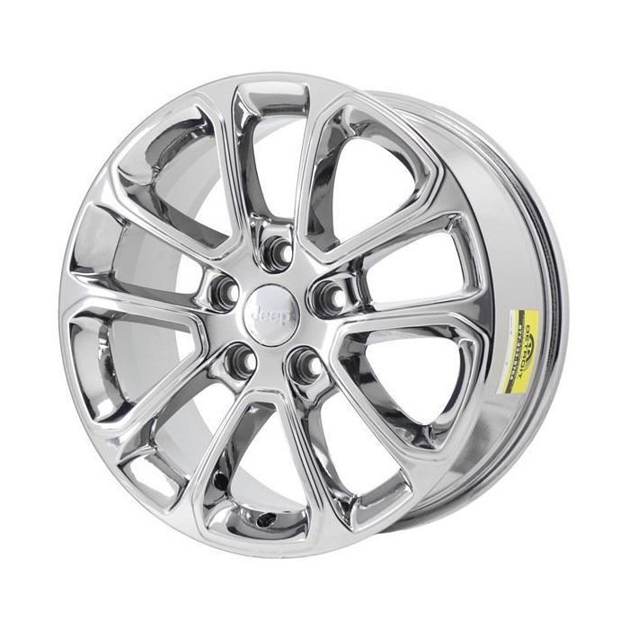 Jeep Grand Cherokee Wheel Rim PVD Bright Chrome 9136 Stock Factory OEM Replacement