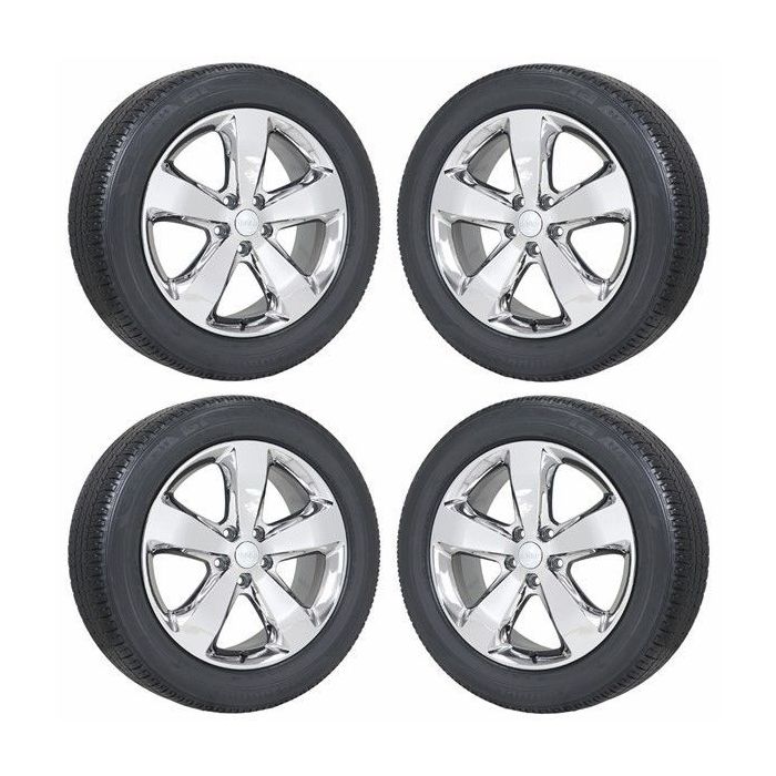 Jeep Grand Cherokee Wheel and Tire Sets-Wheel and Tire Packages-Wheel & Tire Sets-Wheel & Tire Packages-Wheel and Rim Sets-Wheel and Rim Packages-Wheel & Rim Sets -Wheel & Rim Packages PVD Bright Chrome 9137