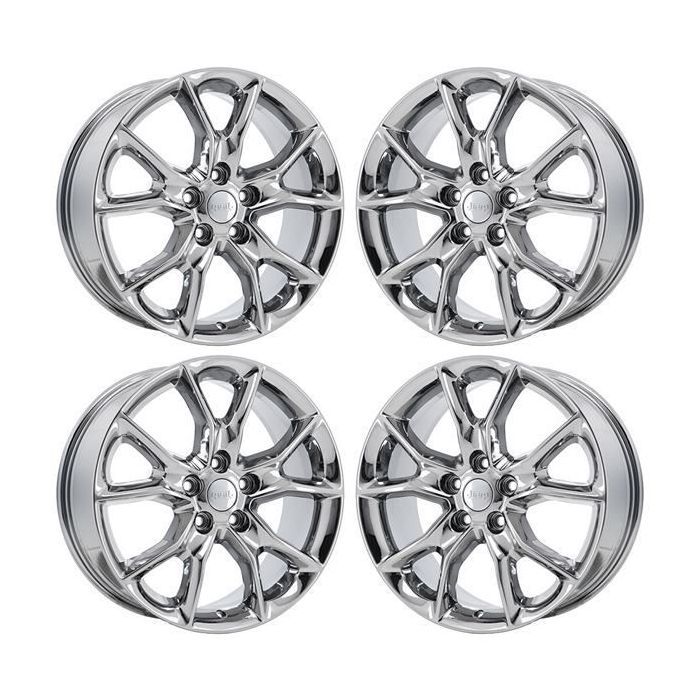 Jeep Grand Cherokee Wheel Rim PVD Bright Chrome 9138 Stock Factory OEM Replacement