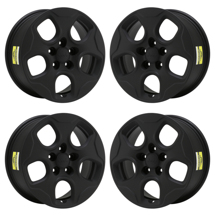 Jeep Renegade Exchange Wheels Set of 4-Exchange Rims Set of 4 Satin Black 9145