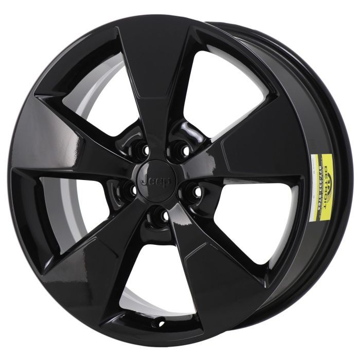 Jeep Cherokee Wheel Rim Gloss Black 9155 Stock Factory OEM Replacement