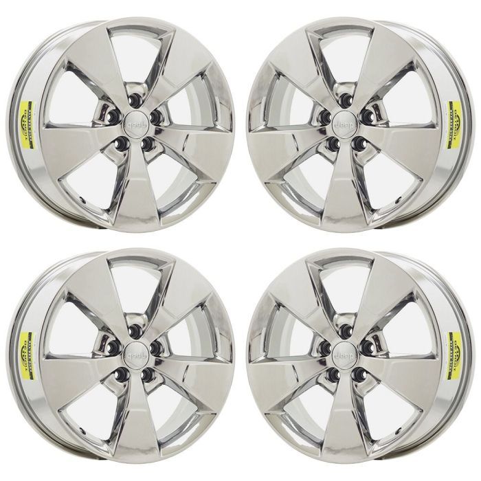 Jeep Cherokee Wheel Rim PVD Bright Chrome 9155 Stock Factory OEM Replacement