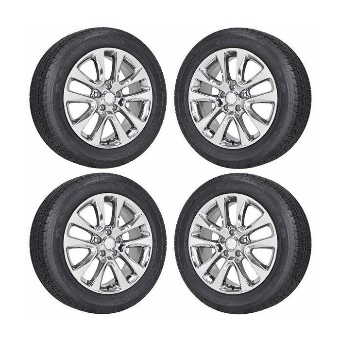 Jeep Grand Cherokee Wheel and Tire Sets-Wheel and Tire Packages-Wheel & Tire Sets-Wheel & Tire Packages-Wheel and Rim Sets-Wheel and Rim Packages-Wheel & Rim Sets -Wheel & Rim Packages PVD Bright Chrome 9157