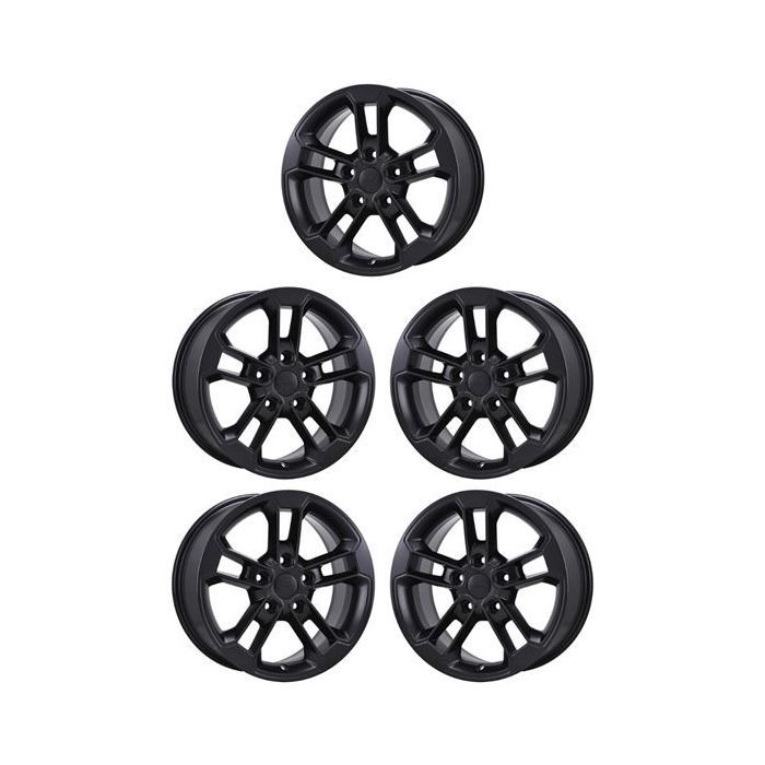 Jeep Wrangler Exchange Wheels Set of 4-Exchange Rims Set of 4 Satin Black 9158