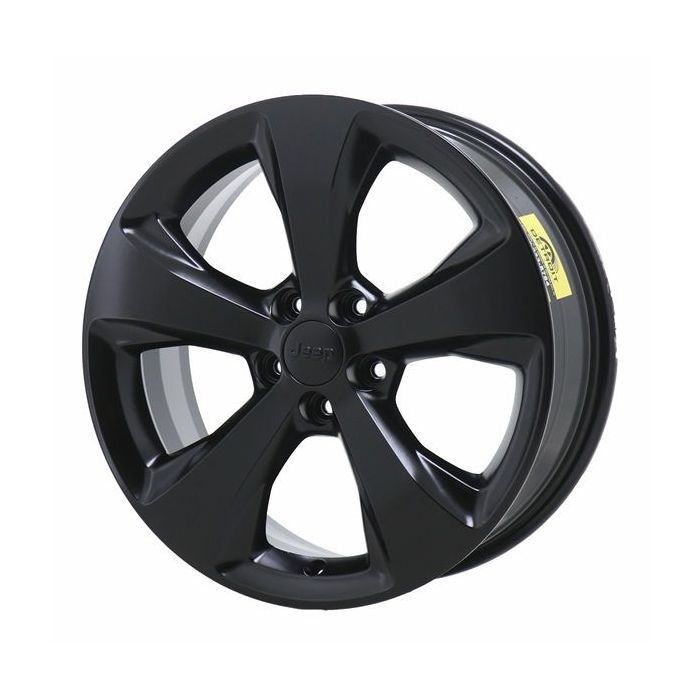 Jeep Cherokee Wheel Rim Satin Black 9159 Stock Factory OEM Replacement