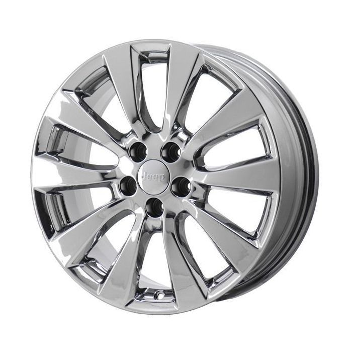 Jeep Cherokee Wheel Rim PVD Bright Chrome 9161 Stock Factory OEM Replacement