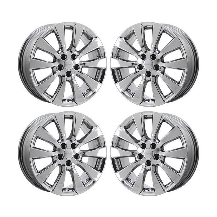 Jeep Cherokee Wheel Rim PVD Bright Chrome 9161 Stock Factory OEM Replacement