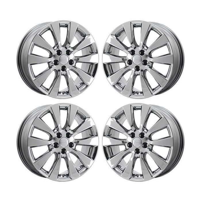 Jeep Cherokee Wheel Rim PVD Bright Chrome 9161 Stock Factory OEM Replacement