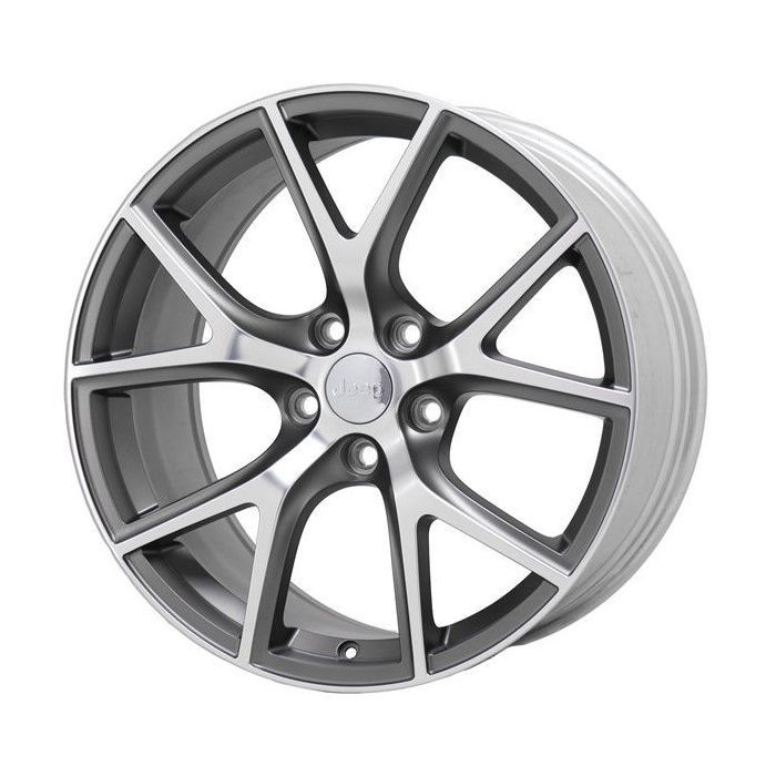 Jeep Grand Cherokee Wheel Rim Polished Grey 9173 Stock Factory OEM Replacement