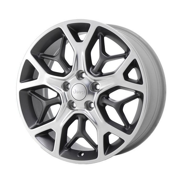 Jeep Grand Cherokee Wheel Rim Polished Grey 9181 Stock Factory OEM Replacement