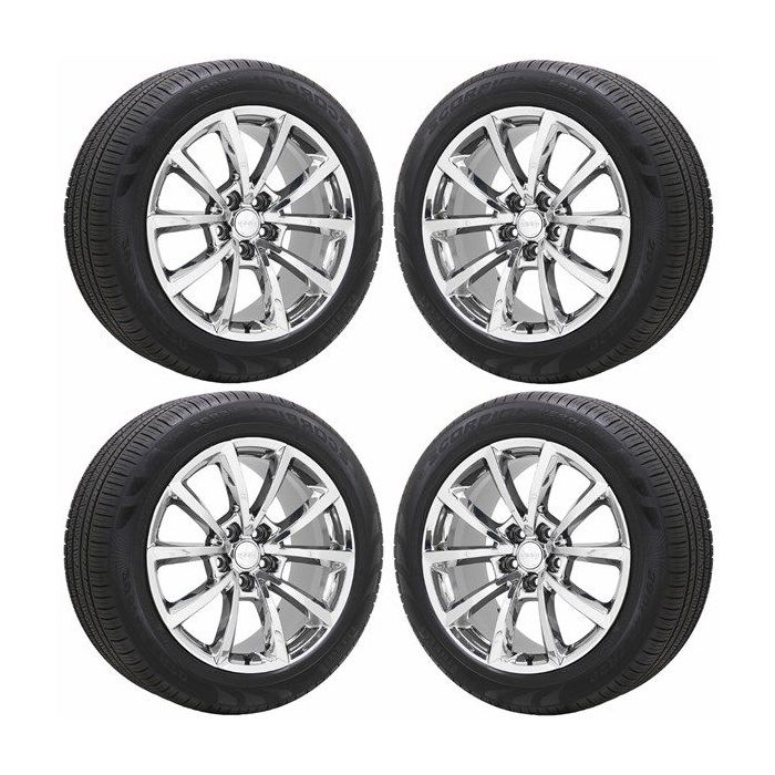 Jeep Grand Cherokee Wheel and Tire Sets-Wheel and Tire Packages-Wheel & Tire Sets-Wheel & Tire Packages-Wheel and Rim Sets-Wheel and Rim Packages-Wheel & Rim Sets -Wheel & Rim Packages PVD Bright Chrome 9182