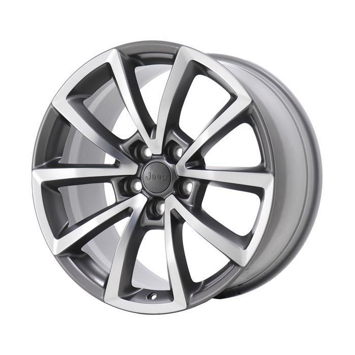 Jeep Grand Cherokee Wheel Rim Polished Grey 9182 Stock Factory OEM Replacement
