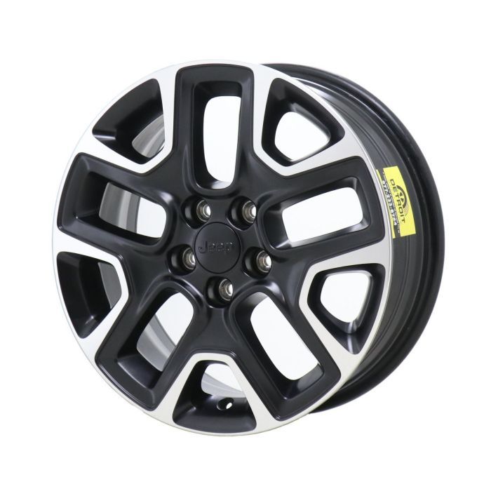 Jeep Compass Wheel Rim Machined Black 9187 Stock Factory OEM Replacement