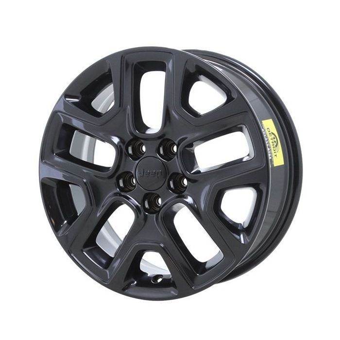 Jeep Compass Wheel Rim Gloss Black 9187 Stock Factory OEM Replacement