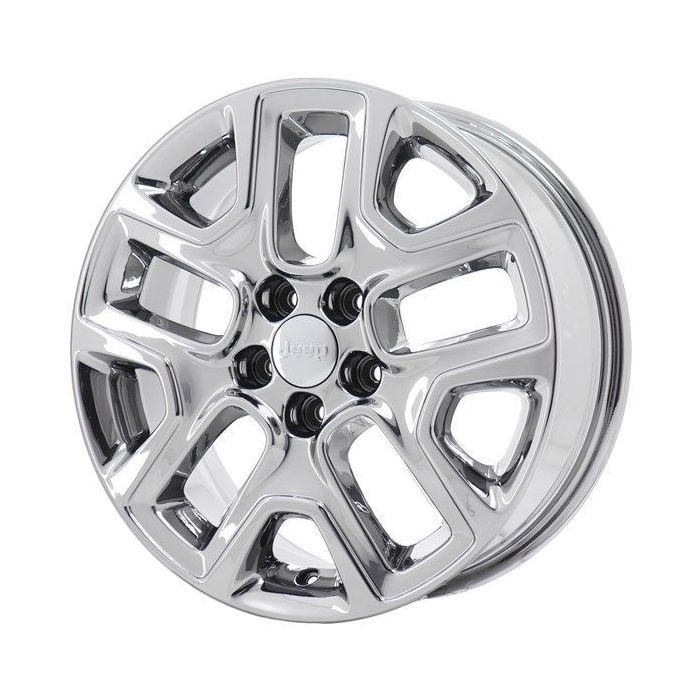 Jeep Compass Wheel Rim PVD Bright Chrome 9187 Stock Factory OEM Replacement