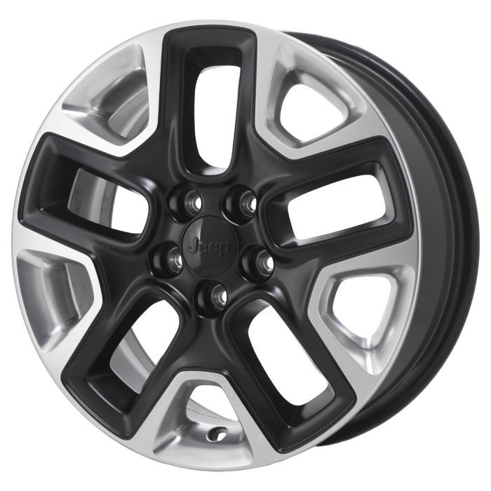 Jeep Compass Wheel Rim Polished Black 9187 Stock Factory OEM Replacement
