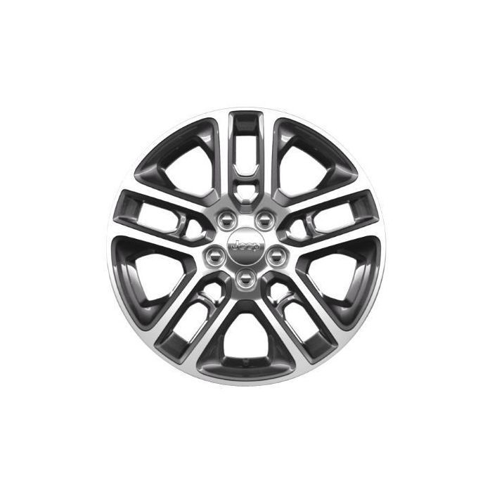 Jeep Compass Wheel Rim Polished Grey 9189 Stock Factory OEM Replacement