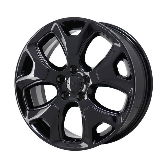 Jeep Compass Wheel Rim Gloss Black 9191 Stock Factory OEM Replacement