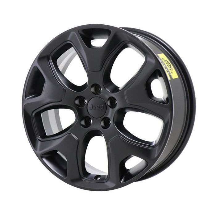 Jeep Compass Wheel Rim Satin Black 9191 Stock Factory OEM Replacement