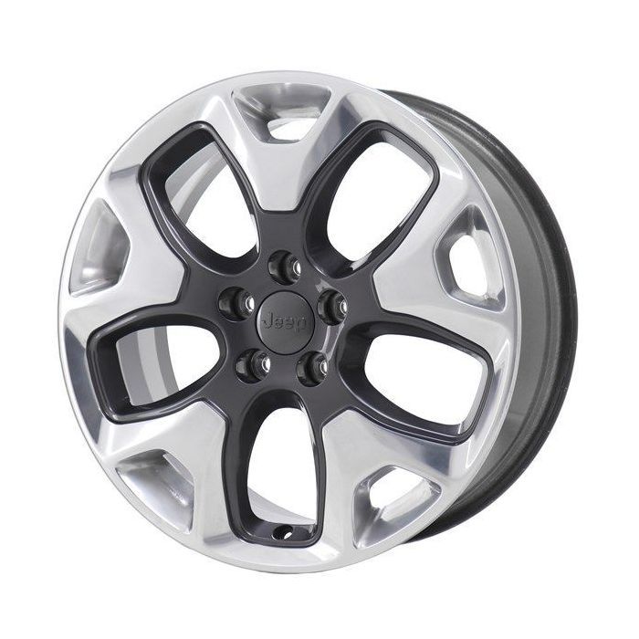 Jeep Compass Wheel Rim Polished Grey 9191 Stock Factory OEM Replacement