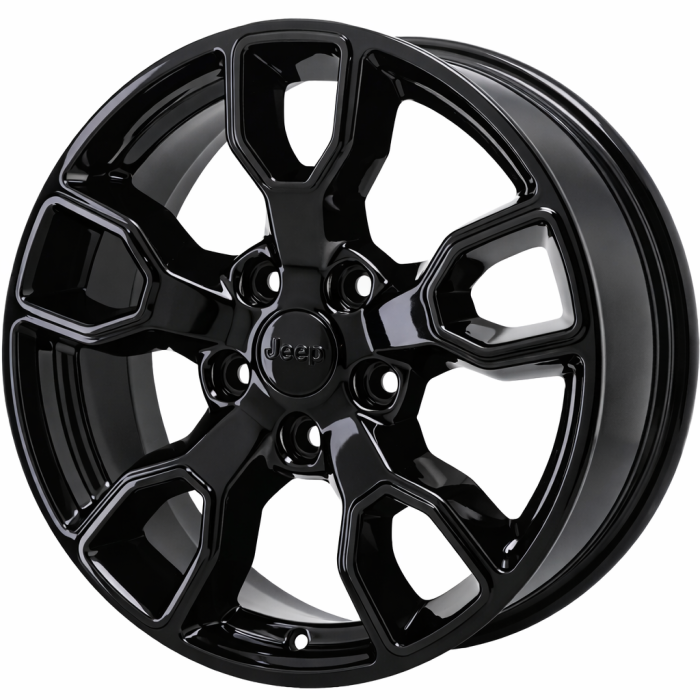 Jeep Wrangler Wheel Rim Gloss Black 9198 Stock Factory OEM Replacement