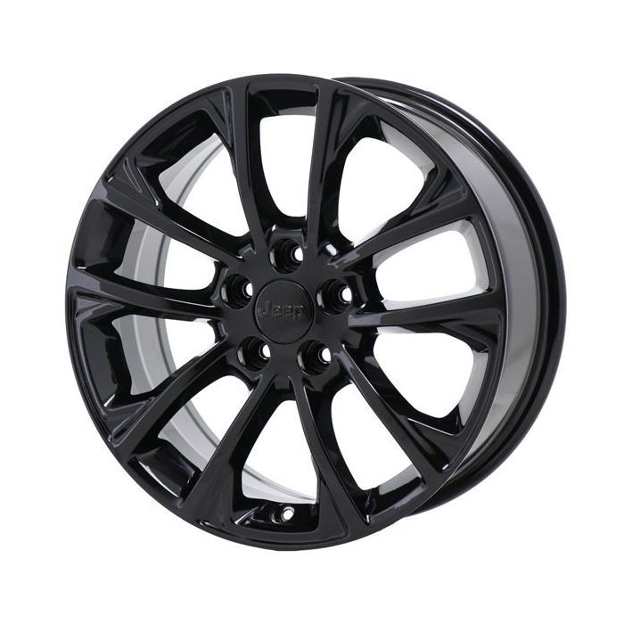 Jeep Cherokee Wheel Rim Gloss Black 9201 Stock Factory OEM Replacement