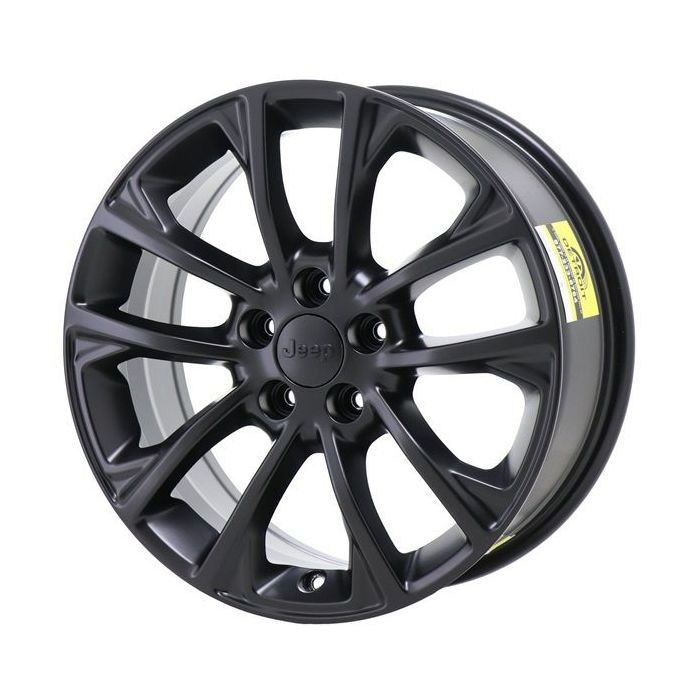 Jeep Cherokee Wheel Rim Satin Black 9201 Stock Factory OEM Replacement