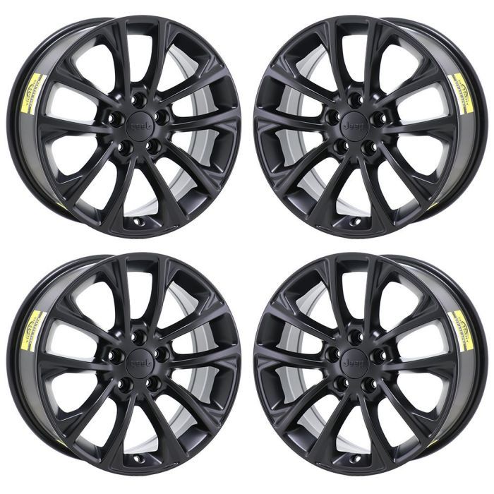 Jeep Cherokee Exchange Wheels Set of 4-Exchange Rims Set of 4 Satin Black 9201