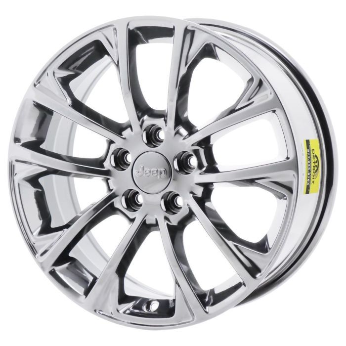 Jeep Cherokee Wheel Rim PVD Bright Chrome 9201 Stock Factory OEM Replacement