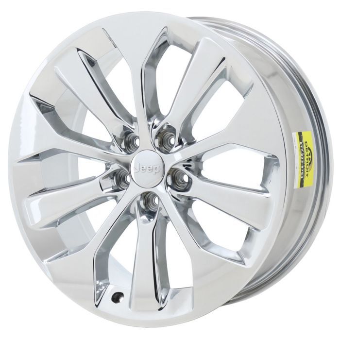 Jeep Cherokee Wheel Rim PVD Bright Chrome 9206 Stock Factory OEM Replacement