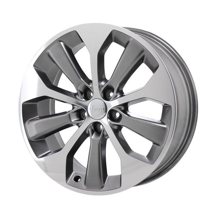 Jeep Cherokee Wheel Rim Polished Grey 9206 Stock Factory OEM Replacement