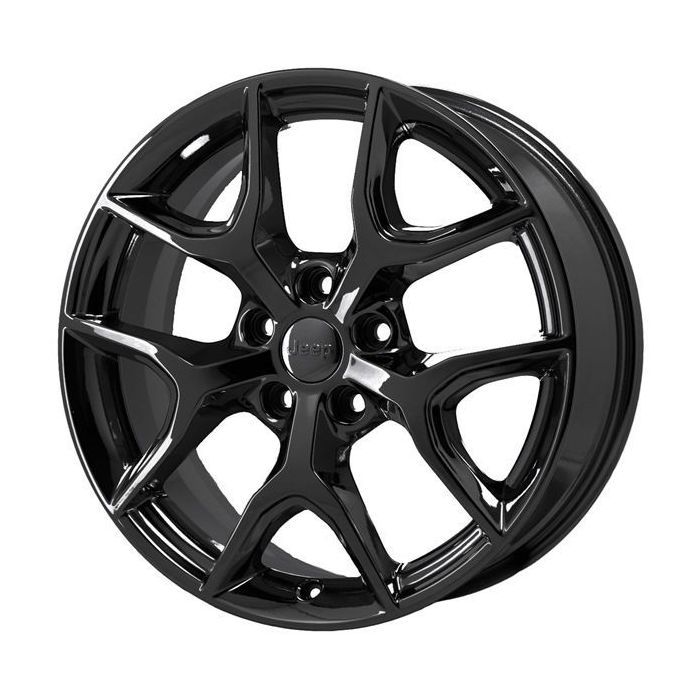 Jeep Grand Cherokee Wheel Rim Gloss Black 9214 Stock Factory OEM Replacement