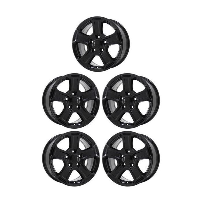 Jeep Wrangler Exchange Wheels Set of 4-Exchange Rims Set of 4 Gloss Black 9216