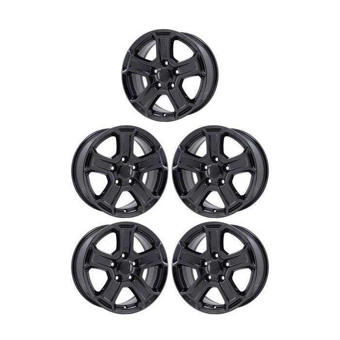 Jeep Wrangler Wheel Rim PVD Black Chrome 9216 Stock Factory OEM Replacement