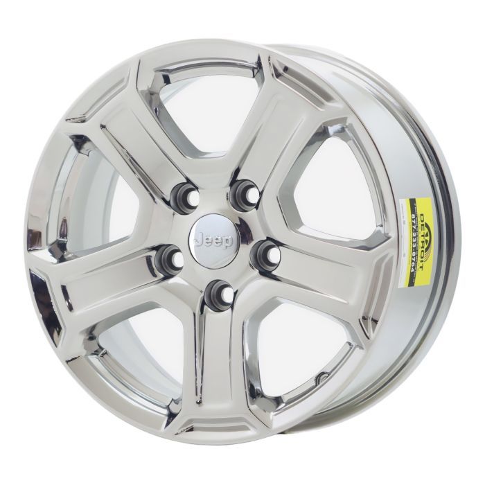 Jeep Wrangler Wheel Rim PVD Bright Chrome 9216 Stock Factory OEM Replacement