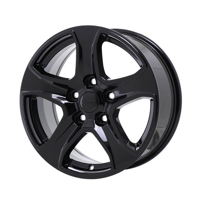 Jeep Wrangler Wheel Rim Gloss Black 9217 Stock Factory OEM Replacement