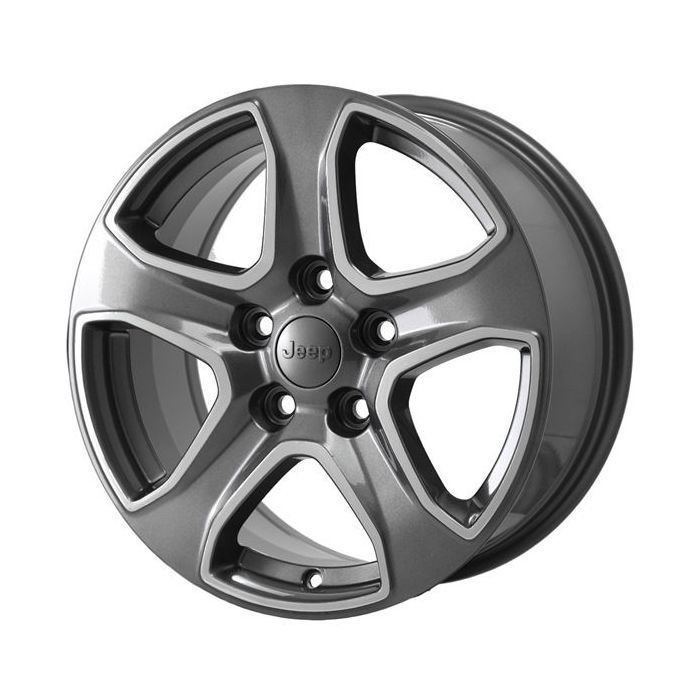 Jeep Wrangler Wheel Rim Polished Grey 9217 Stock Factory OEM Replacement