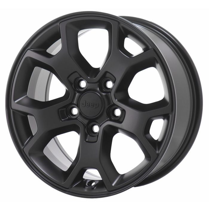 Jeep Wrangler Wheel Rim Satin Black 9218 Stock Factory OEM Replacement
