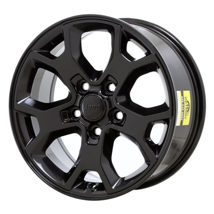 Jeep Wrangler Wheel Rim Gloss Black 9218 Stock Factory OEM Replacement