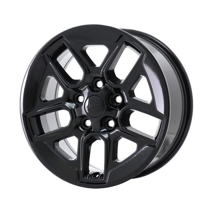 Jeep Wrangler Wheel Rim Gloss Black 9219 Stock Factory OEM Replacement
