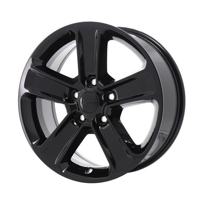 Jeep Wrangler Wheel Rim Gloss Black 9221 Stock Factory OEM Replacement
