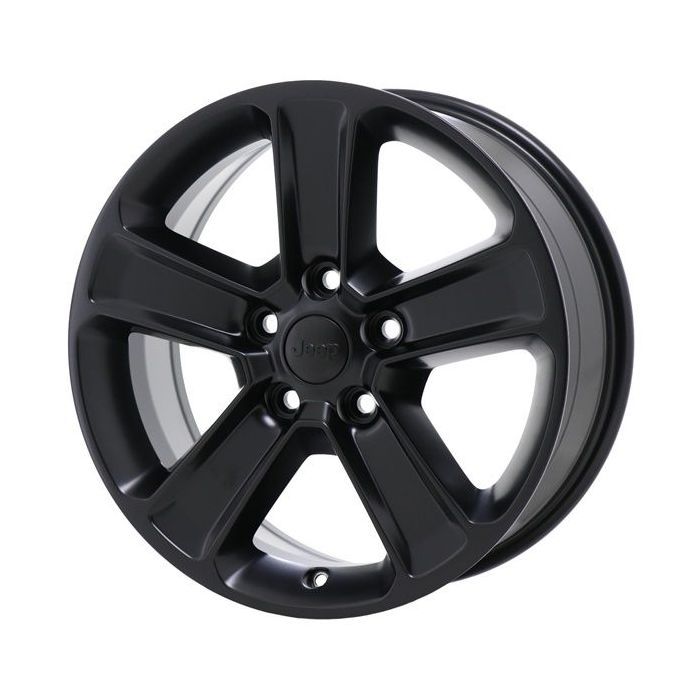 Jeep Wrangler Wheel Rim Satin Black 9221 Stock Factory OEM Replacement