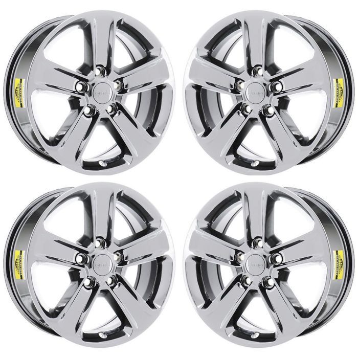 Jeep Wrangler Wheel Rim PVD Bright Chrome 9221 Stock Factory OEM Replacement