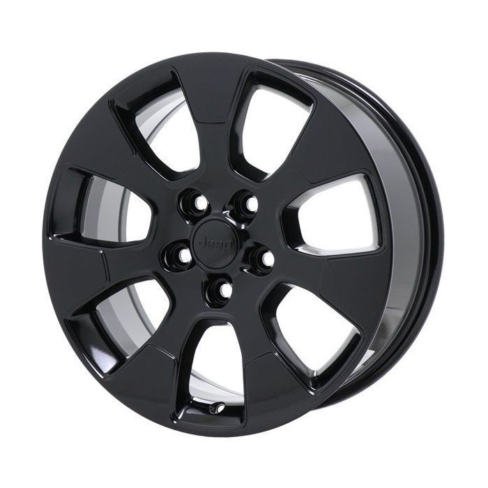 Jeep Wrangler Wheel Rim Gloss Black 9222 Stock Factory OEM Replacement