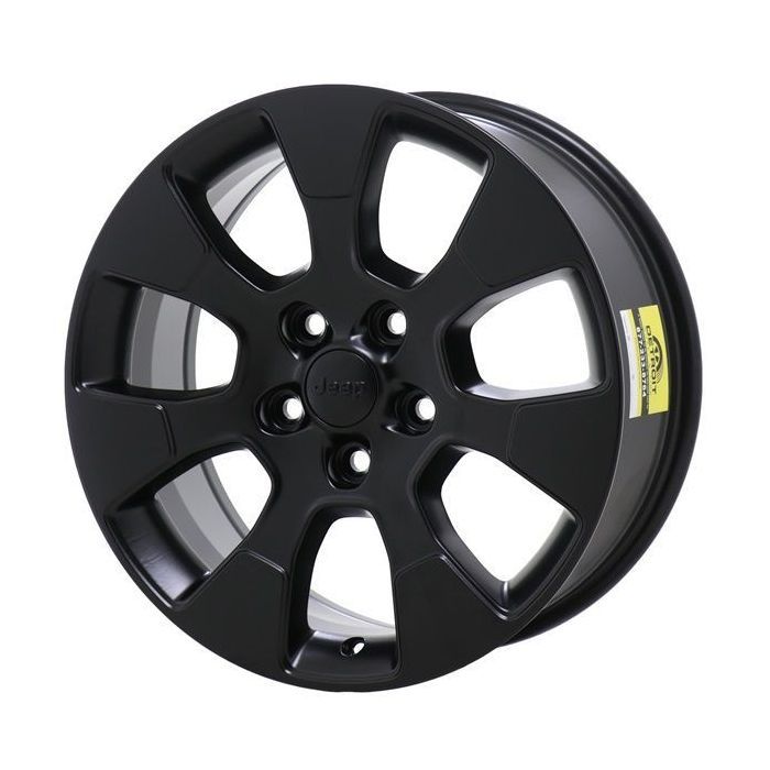 Jeep Wrangler Wheel Rim Satin Black 9222 Stock Factory OEM Replacement
