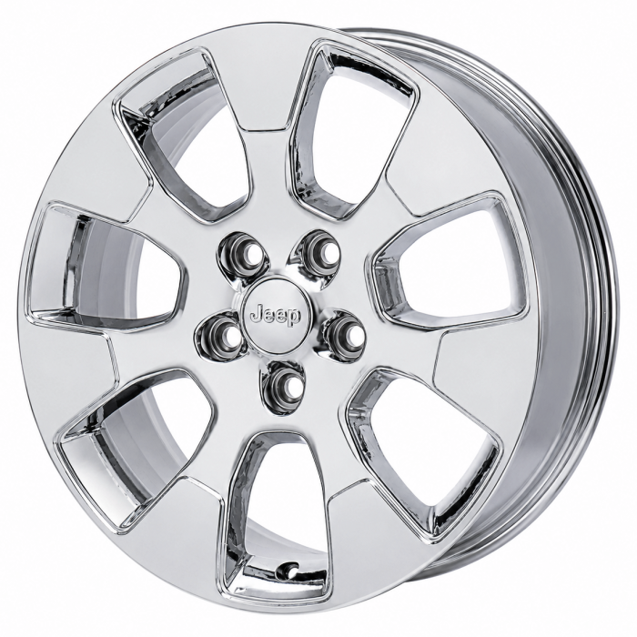 Jeep Wrangler Wheel Rim PVD Bright Chrome 9222 Stock Factory OEM Replacement