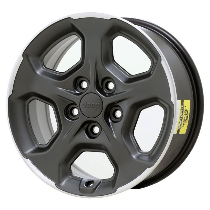 Jeep Gladiator Wheel Rim Machined Lip Grey 9236 Stock Factory OEM Replacement