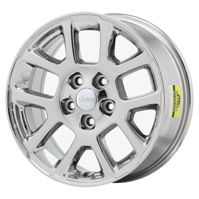 Jeep Gladiator Wheel Rim PVD Bright Chrome 9241 Stock Factory OEM Replacement