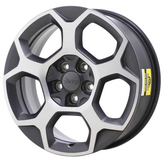 Jeep Compass Wheel Rim Machined Grey 9271 Stock Factory OEM Replacement