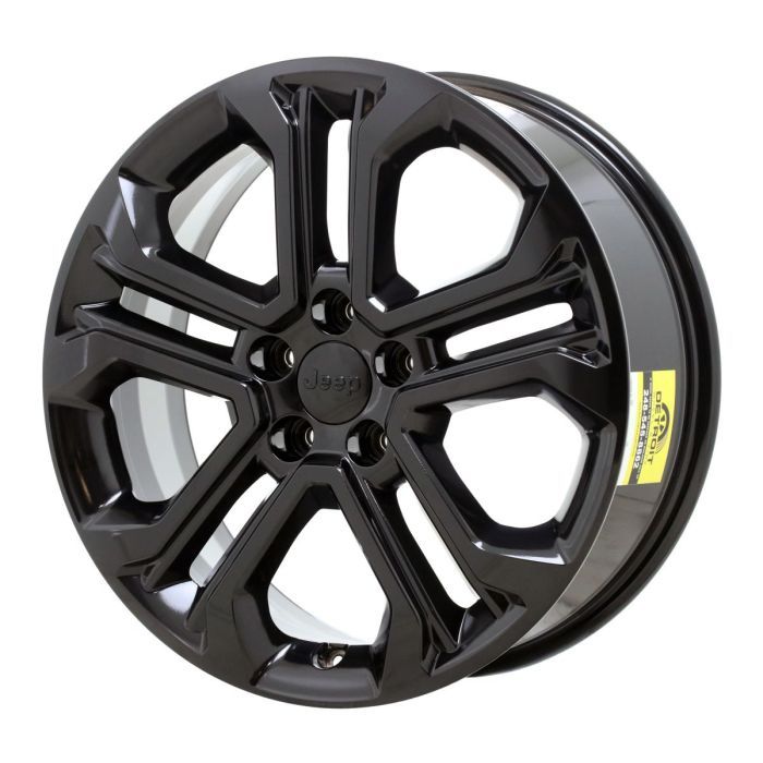 Jeep Compass Wheel Rim Gloss Black 9274 Stock Factory OEM Replacement